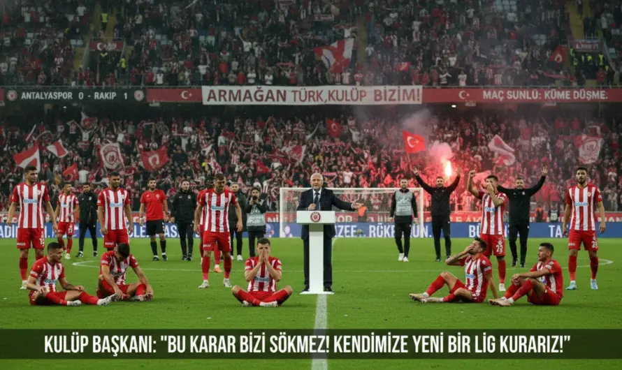 Kırmızı-Beyazlılarda Hüzün: Süper Lig’e Veda ve Yönetim Krizi